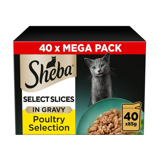 Select Slices Poultry – 40 Pouches | Tender, Gravy & Mega Pack